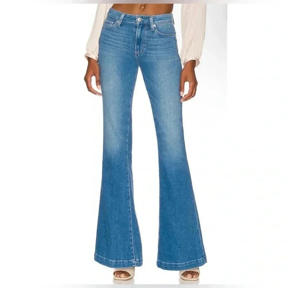 PAIGE Denim - Paige NWT Genevieve Modern High Rise Flare in Golden Years - NWT